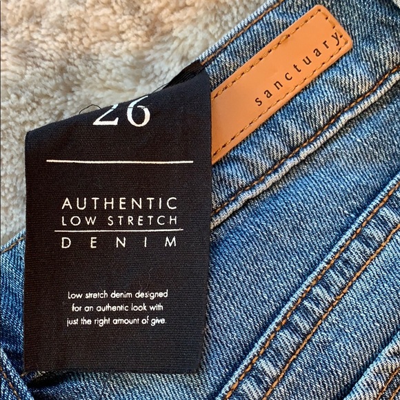 Sanctuary Size 2/26 Slim Boyfriend Std Rise NWT - Picture 6 of 8